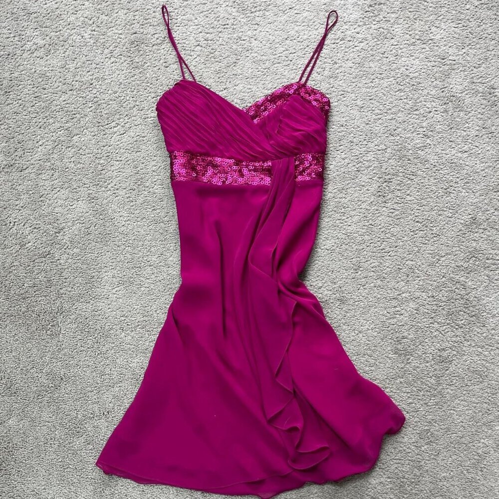 Whimsy Y2K Pink Sequin Dress
